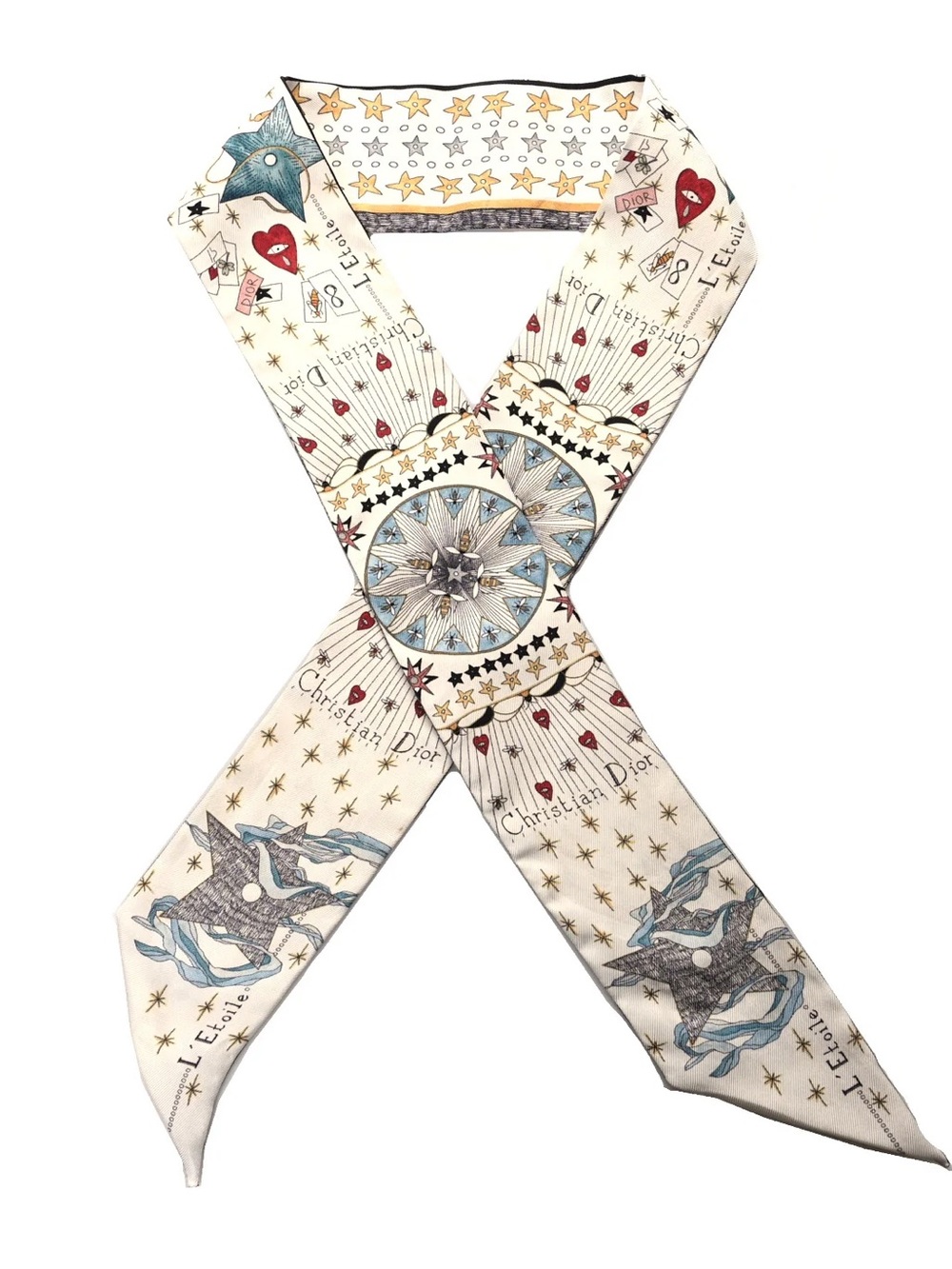 Dior Limited Edition L’Etoile Mitzah Silk Scarf